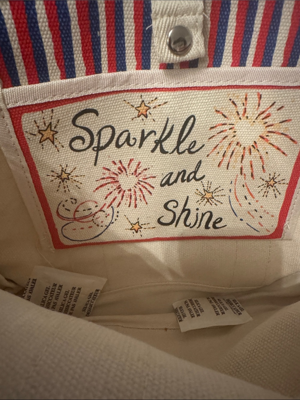 NWT Brighton Red, White & You mini tote - Picture 5 of 5